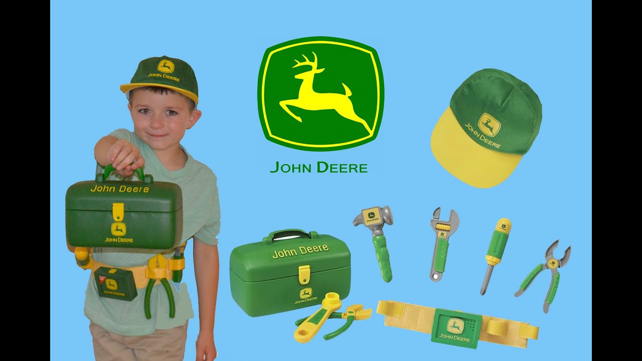 john deere toy tool box
