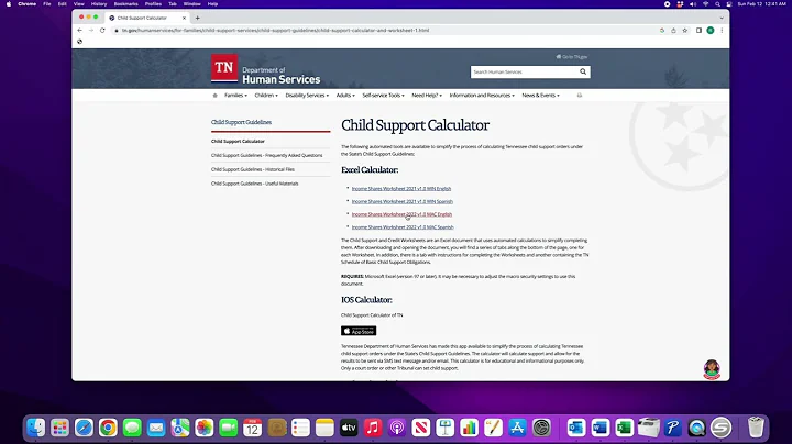 How to calculate child support in Tennessee using Tennessee child support calculator