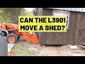 #79 Can The Kubota L3901 Move A 10x20 Shed With Loft? + New Shed Site Prep