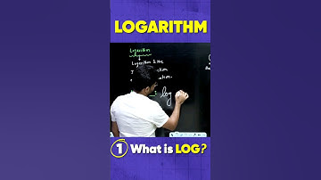 What is LOG? • Logarithm Part 1/6 #logarithm #jee2024 #bhannatmaths