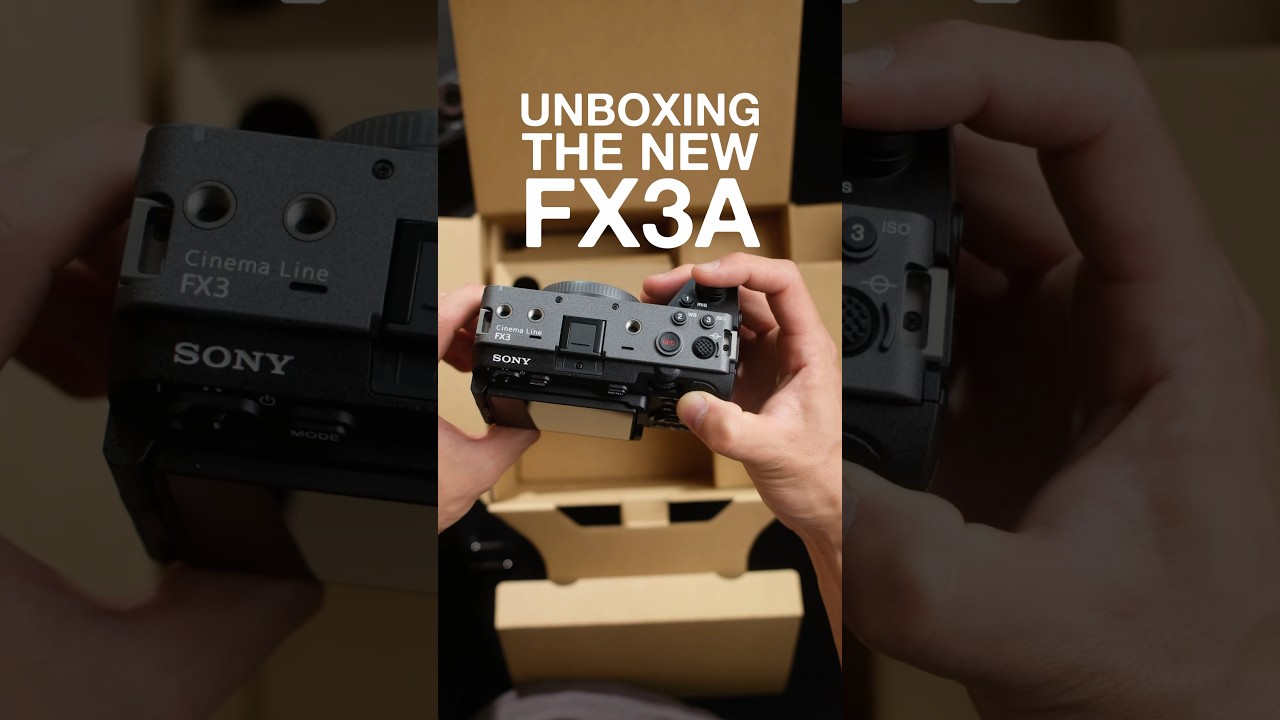 She’s different they say 😂 #asmr #sonyfx3 #fx3a #unboxing