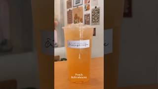 Peach Refreshment ? peach refreshing juice cafe minivlog