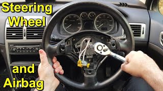 How to Remove the Steering Wheel and Airbag on a Peugeot 307