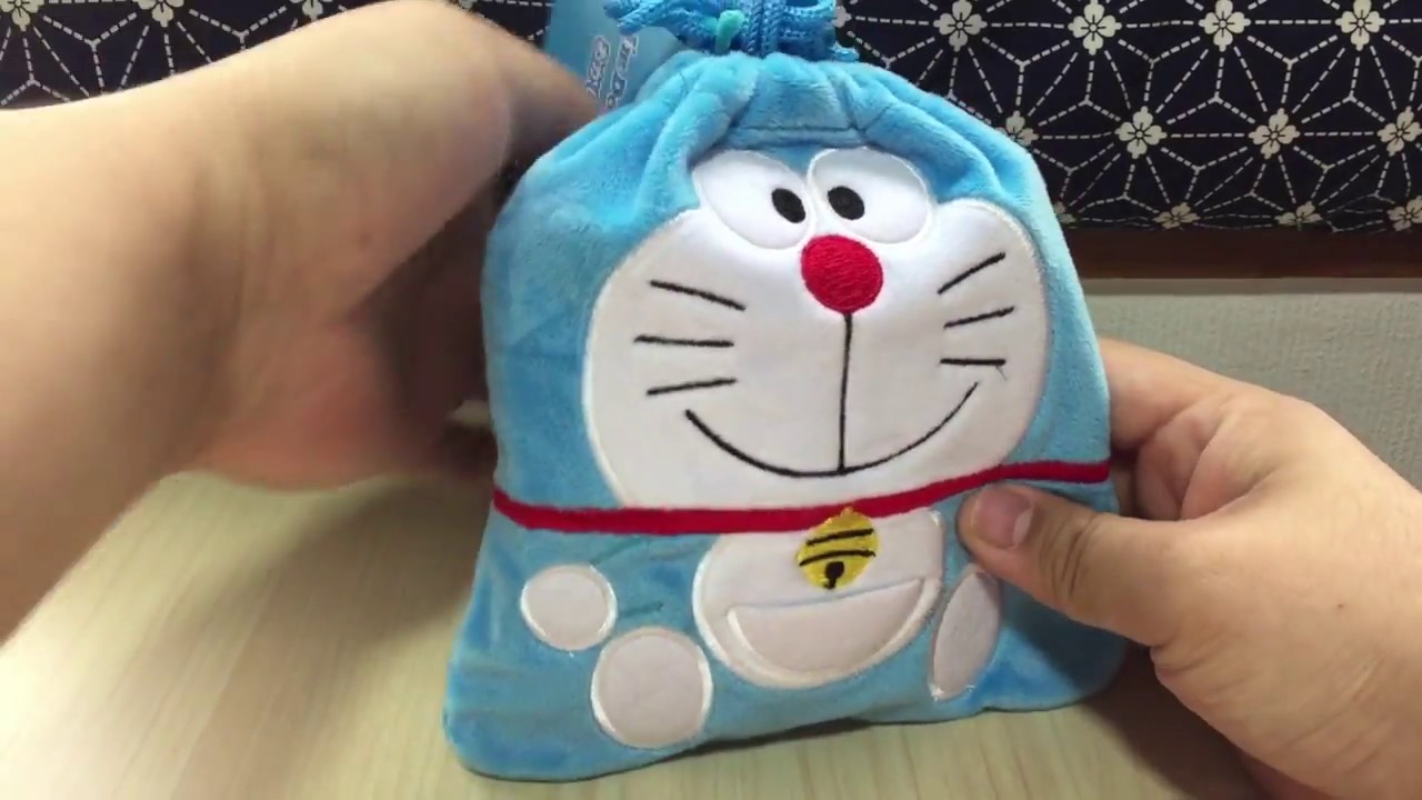 Doraemon Bag Shaped Lile A Doraemonドラえもん形巾着入りお菓子セット I M Doraemon Youtube