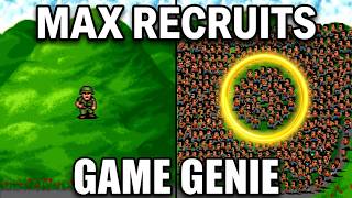 Cannon Fodder (Max Recruits) Short Playthrough using the Game Genie & a Cheat Code :D #SNES #Gaming