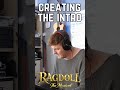 Building the Opening of One More Road #behindthescenes #ragdollthemusical #composer #musicaltheatre