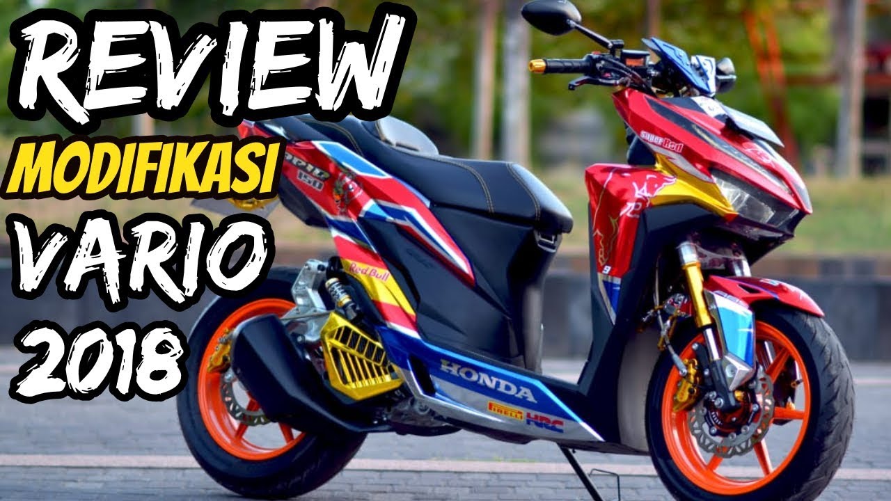 FOTO VIDEO 6 Gaya Modifikasi Vario 125 FI Techno CBS