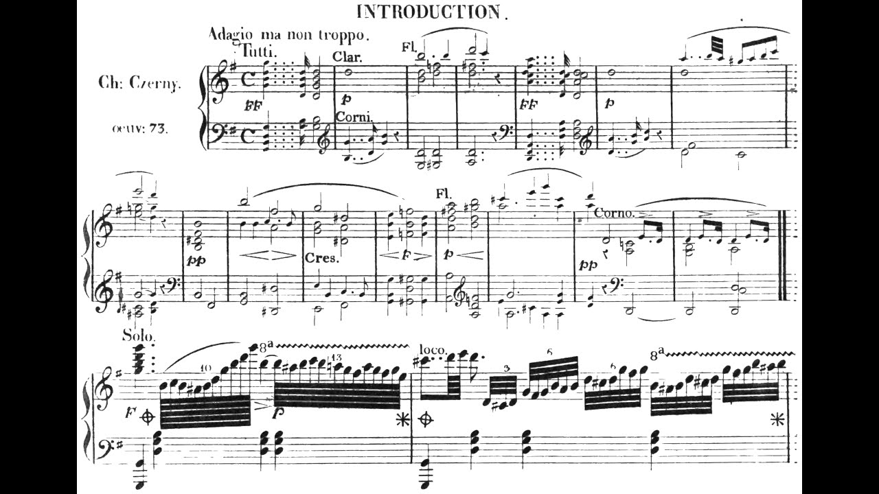 Variations on 'Gott erhalte Franz den Kaiser' Op.73 By Carl Czerny (Orchestral version) (with Score)