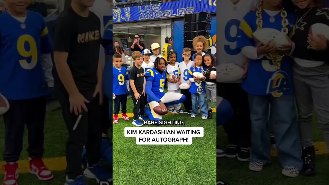 Autograph & Photo with Jalen Ramsey! #nfl #jalenramsey #rams #sofi #la