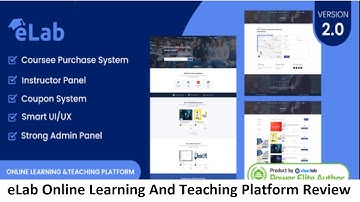 eLab Online Learning And Teaching Platform Review