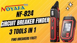 NOYAFA NF-824 Circuit Breaker Finder Review | GFCI Tester & NCV Demo