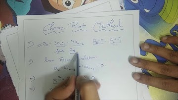 Characteristic Root Technique | SOLVE THE RECURRENCE RELATION BY USING ROOT METHOD