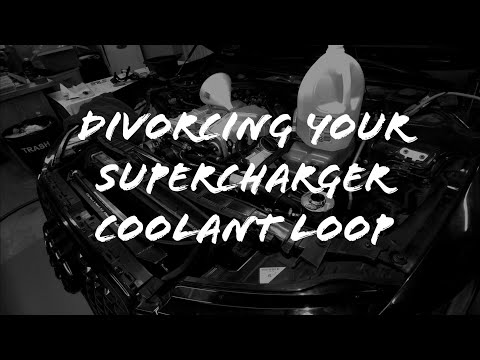 How to Overhaul your entire 3.0T Cooling System by Divorcing the Supercharger Loop