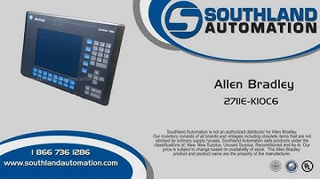 Allen Bradley 2711E-K10C6-B Color LCD, Keypad, DH+ and RI/O Communication