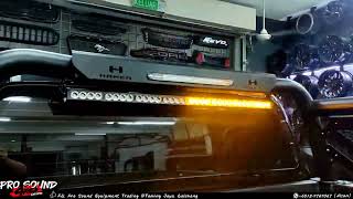 Isuzu DMAX 2021 Orange Strobe LED Light Bar🔥🔥🔥