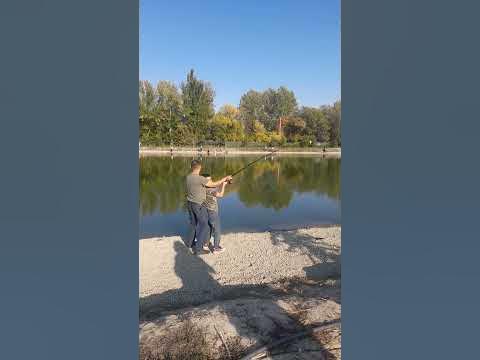 рыбалка в селе Степной. сын с отцом - YouTube