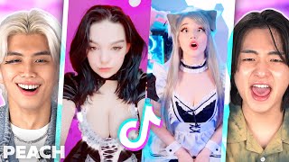 Koreans React To Maid Outfit Challenge! | PEACH KOREA