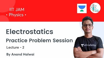 Electrostatics | Practice Problem Session | L2 | IIT JAM | Exam Physics | Anand Halwai