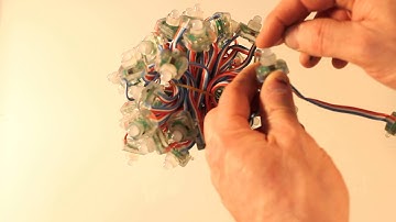 Smart / Pixel LED RGB 8mm/12mm Square/Lay-Flat Node - 12v / 2811 / 50 Node String