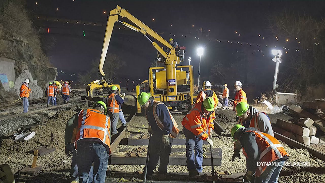 Construction Site Night Hum | Deep Industrial Ambience for Calm Focus & Rest