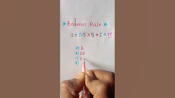 bodmas rule #youtubeshorts #shortsfeed #shortvideo #shorts