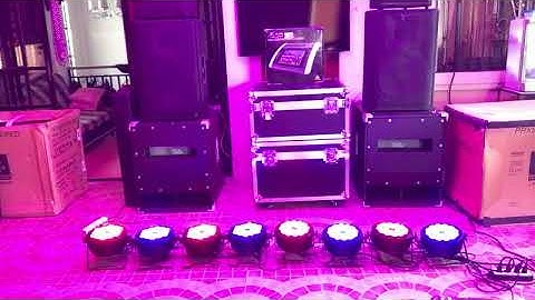 Par LED Light Show with DMX 384!   DISCLAIMER : " I DO NOT OWN THE RIGHTS of THIS MUSIC "