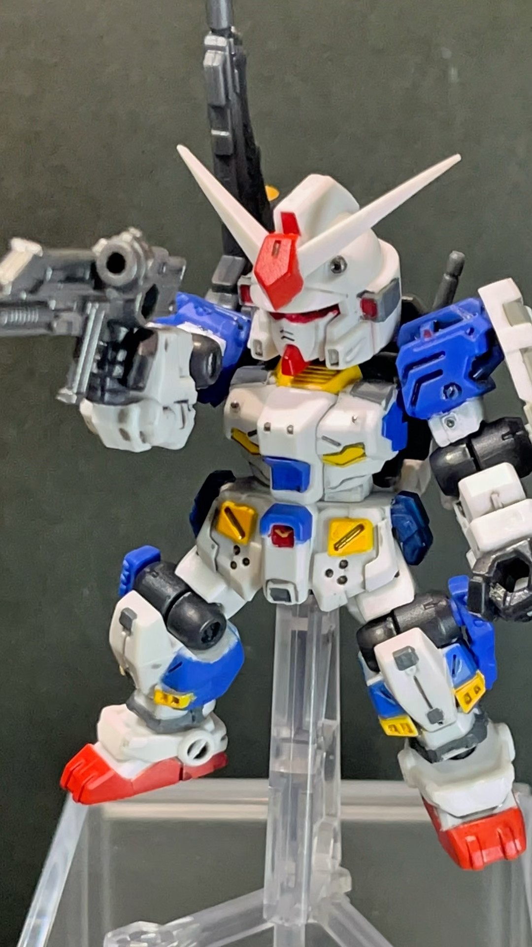 モビルスーツアンサンブルを簡単塗装🔥フルアーマーガンダム7号機