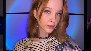 💜ASMR уход  перед сном💜Массаж, масочка, коррекция бровей