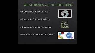 Increasing Equity Using Culturally Relevant Assessment Workshop - AALHE 2020