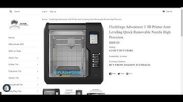 Flashforge Adventurer 3 3D Printer Auto Leveling Quick Removable Nozzle High Precision