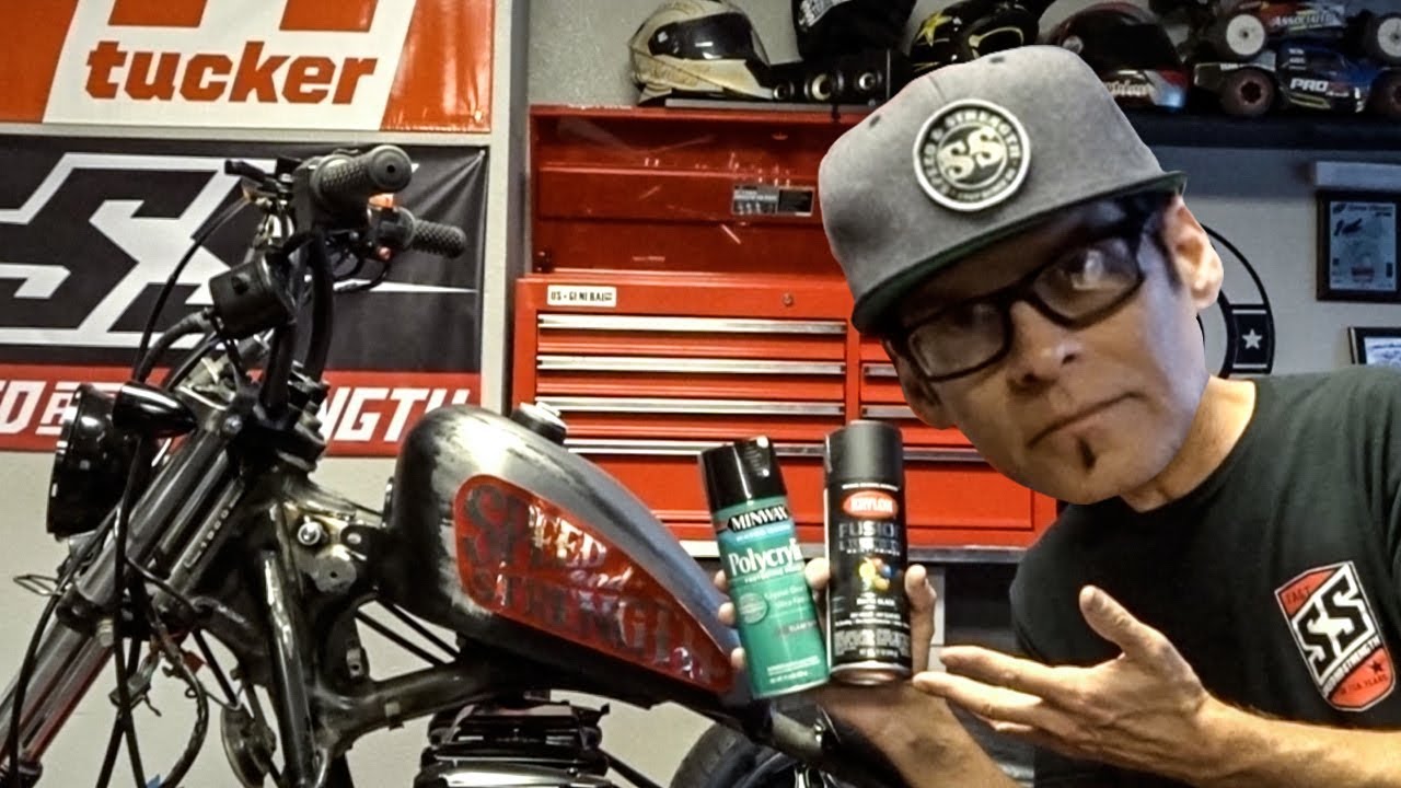Wicked $50 Motorcycle Paint Job - YouTube
