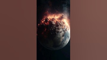 Asking AI to imagine The Earth 🌎 afterNuclear war #shorts #ai #imagine