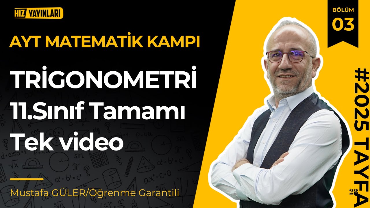 Ayt-7 Trigonometri | 11.Sınıf Tamamı | Pdf #öğrenmegarantili