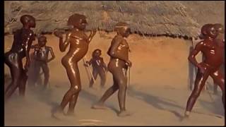 Early naked african tribes