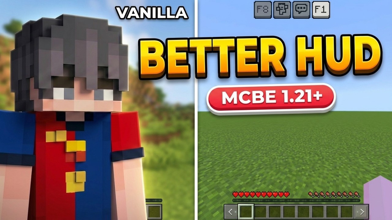 Better HUD Texture Pack for MCBE | 1.21+ | - YouTube