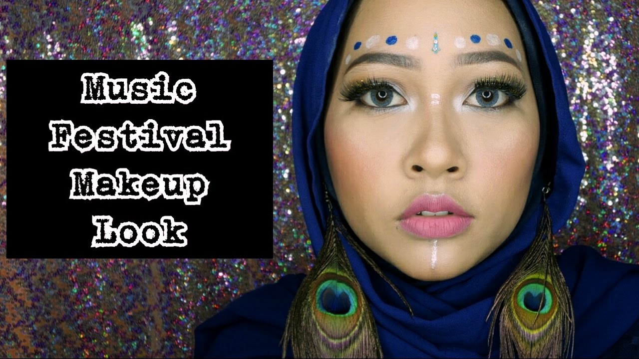 Music Festival Coachella Inspired Makeup Tutorial Boho Style