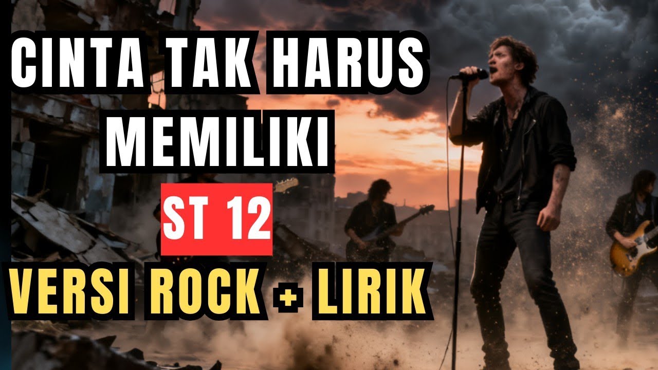 Cinta Tak Harus Memiliki- St 12 | LIRIK + COVER ROCK || MSY ROCK COVER