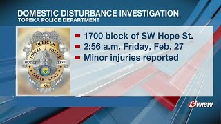 Topeka police investigate domestic disturbance that left one person injured
