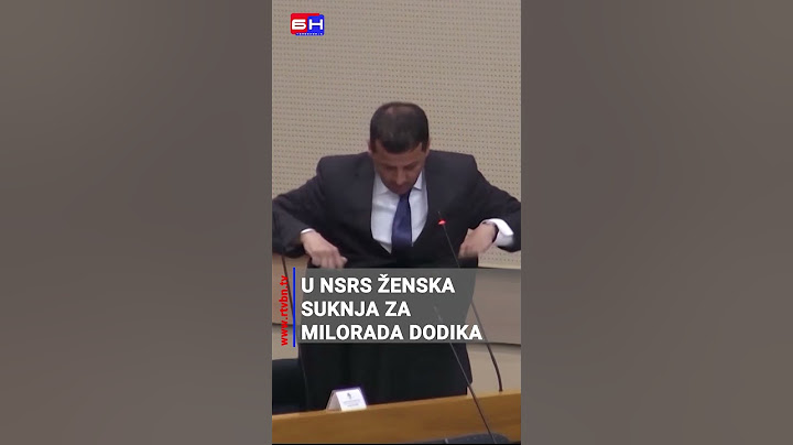 Milorad Dodik u NSRS dobio žensku suknju