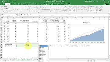 10-3 Free Excel Dashboard Course | Formatting the interactive toggle | Jordan Goldmeier