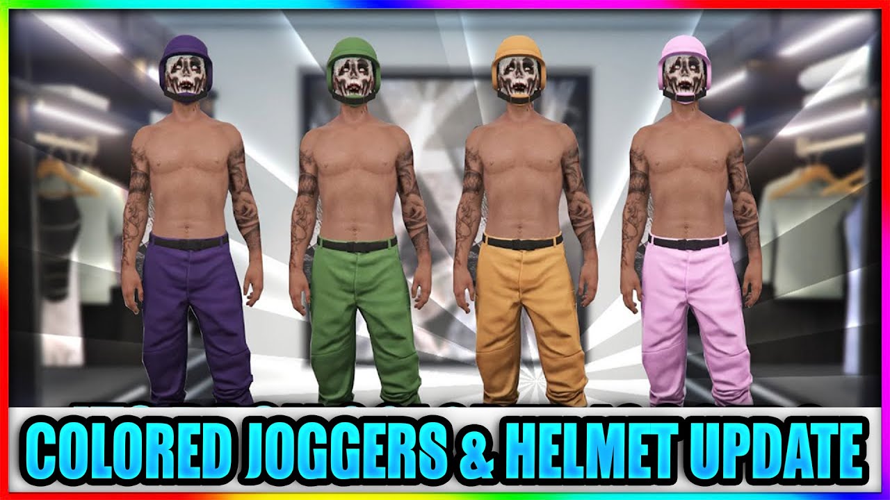 *IT'S BACK?* GTA 5 Colored Joggers & Colored Bulletproof Helmets Update