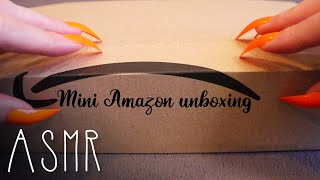 ASMR Mini Amazon unboxing (🎧 soft spoken, tapping, tracing & scratching, long nails) screenshot 5