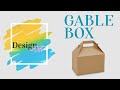 How to Design Gable Box Die line in Adobe illustrator