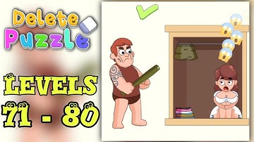 Delete Puzzle: Erase One Part - Levels 71 - 80 - Gameplay - Walkthrough #13