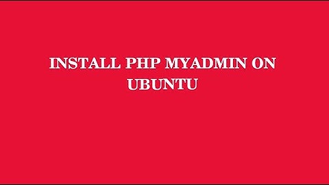 Install phpMyAdmin on Ubuntu |  Using Command Line | CLI