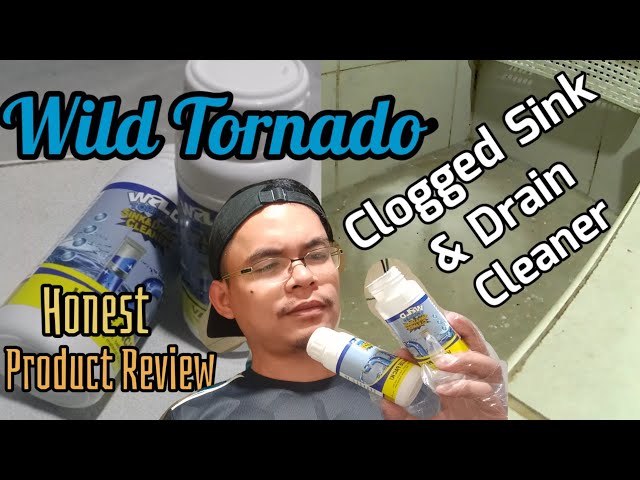 How to unclog kitchen sink / Wild Tornado Clogged Sink and Drain