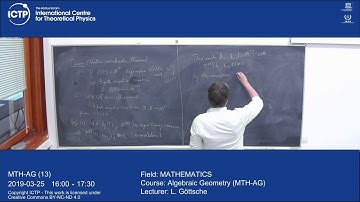 Algebraic Geometry (MTH-AG) Lecture 13