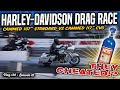 Harley drag race cammed 117 vs cammed 107 vs stock 2024 117