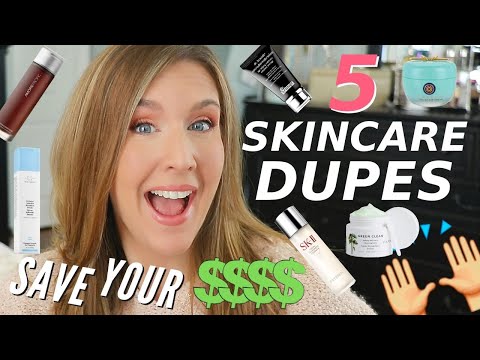 5 INCREDIBLE SKINCARE DUPES For High End Products