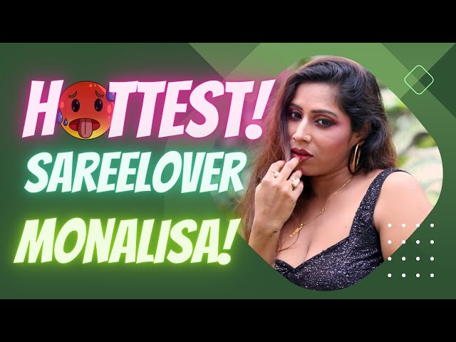 Monalisa Saree Lover Vlog | Monalisa Bold Saree Look |  Saree fashion class=